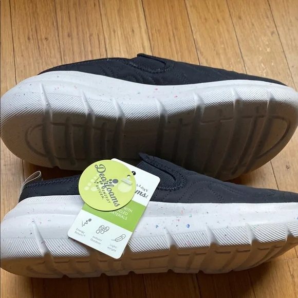 Dearfoam Findlay ReGrind Black Quilted Slip-On Shoes new - Picture 9 of 12